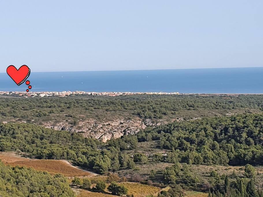 T2 Cosy A La Plage, Terrasse Vue Sur Mer Et Parking Privatif Narbonne Luaran gambar